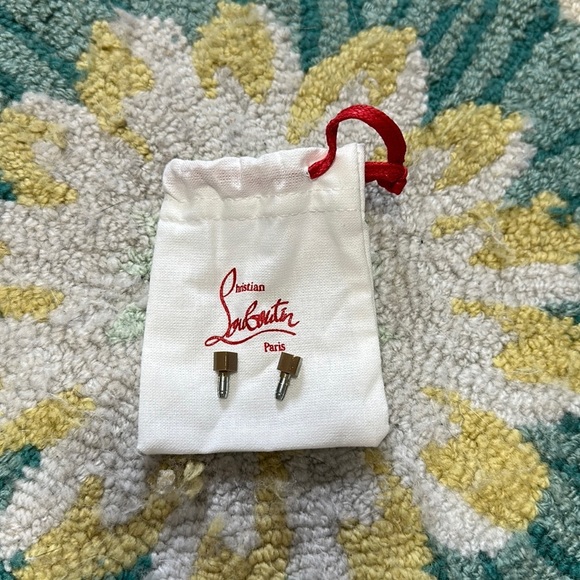 Christian Louboutin Brown Heel Tips - Picture 1 of 3